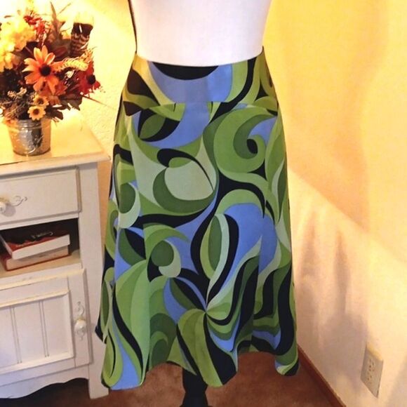 Liz Claiborne  Silk Skirt - Picture 1 of 10